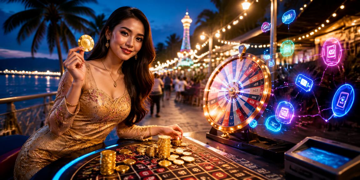 Meja roulette dan permainan kasino jackpot klbet di Kuantan Malaysia