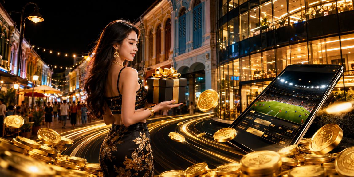 Pengguna klbet menyemak dan menuntut promosi dari telefon pintar di Penang