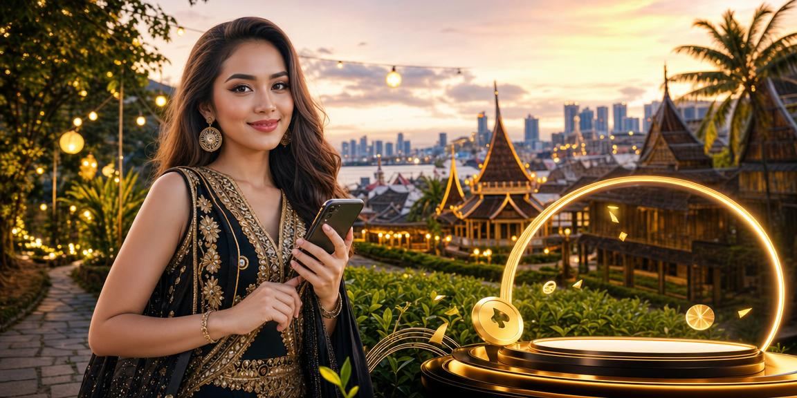 Meja poker dalam talian dengan suasana Sarawak